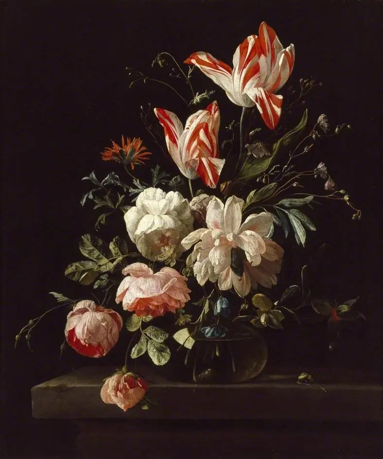 A Vase of Flowers, by Elias van den Broeck