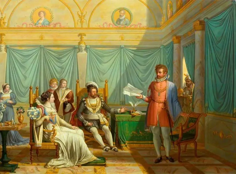 Tasso Reading before the Duke of Ferrara, by Elie-Honoré Montagny