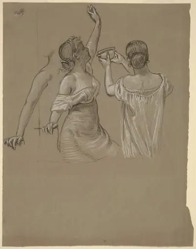 Dionysian Revelers, by Elihu Vedder