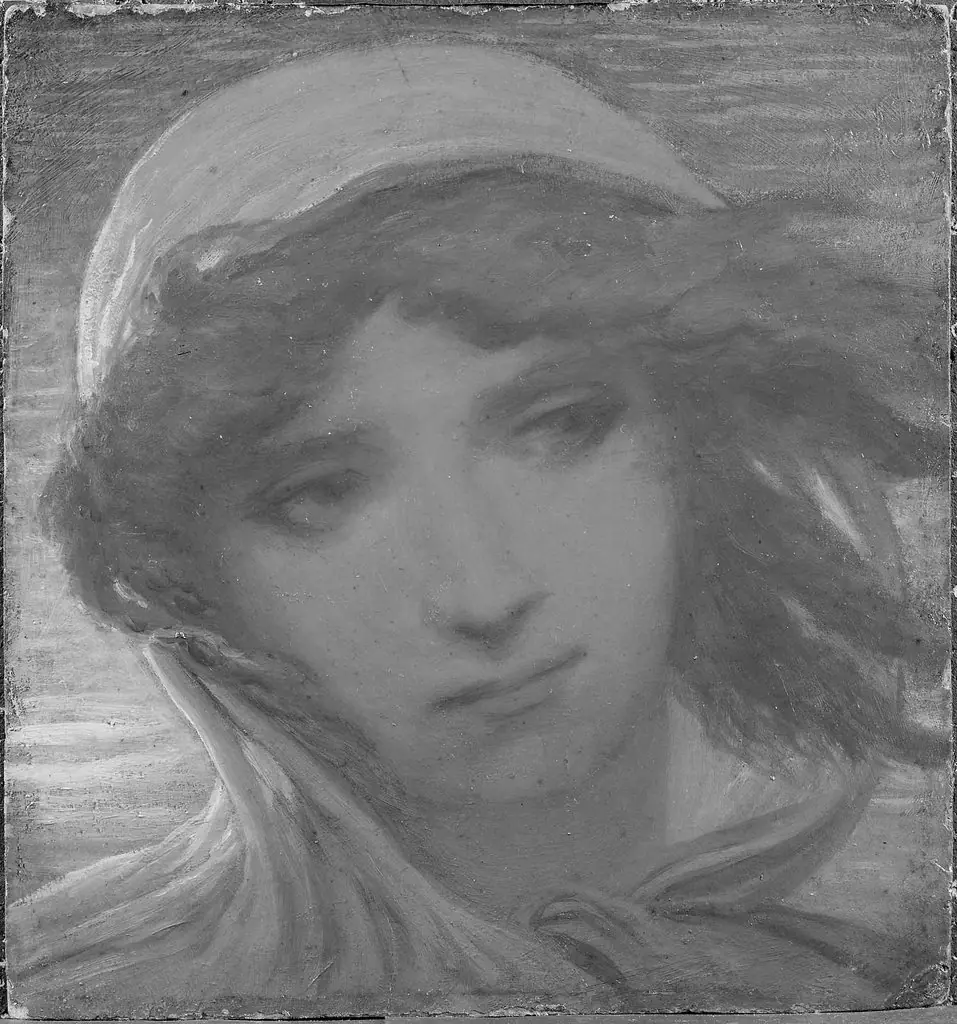 Ideal Head — Dawn, by Elihu Vedder