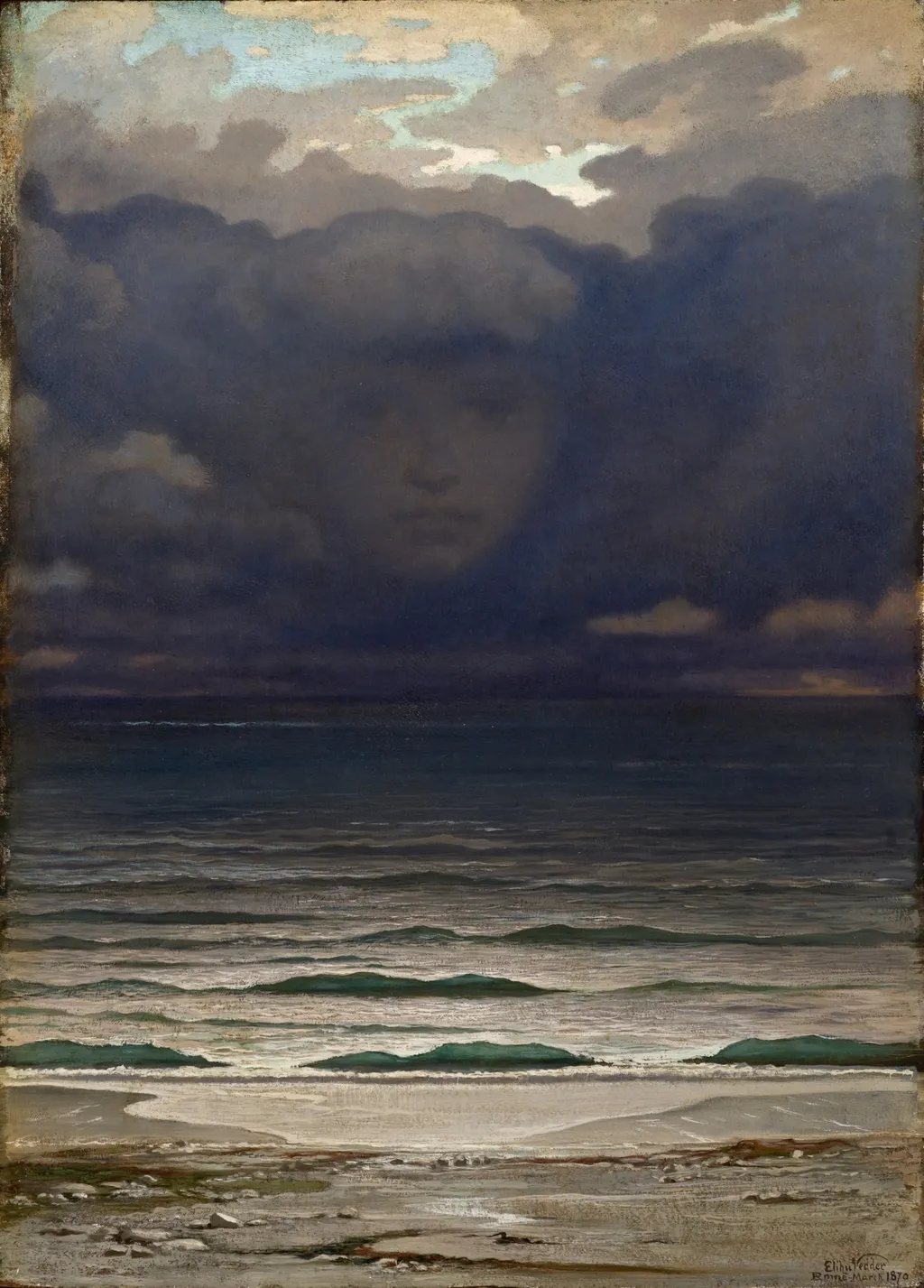 Memory, by Elihu Vedder, unspecified, 1870
