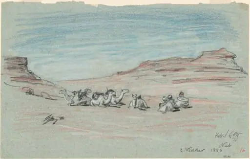 Nile Journey, No. 20, by Elihu Vedder
