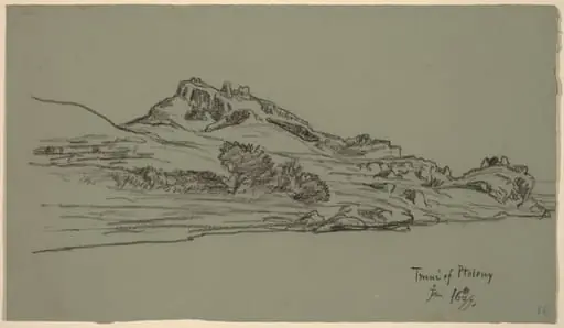 Nile Journey, Tmui of Ptolemy, by Elihu Vedder