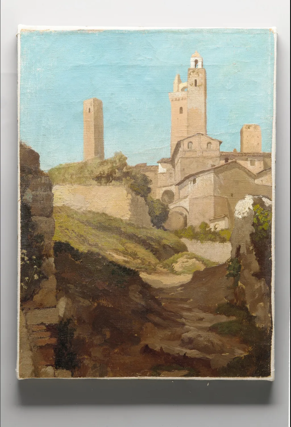 San Gimignano, by Elihu Vedder, oil, 1890