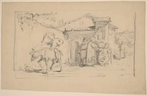Son and Donkey, by Elihu Vedder