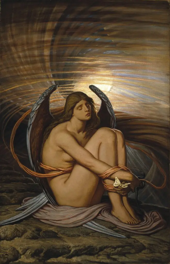 Soul in Bondage, by Elihu Vedder