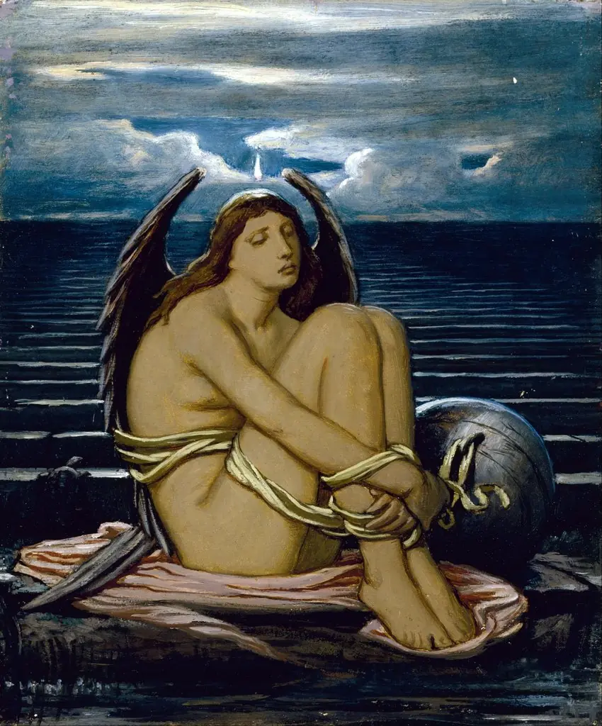 Soul in Bondage, by Elihu Vedder