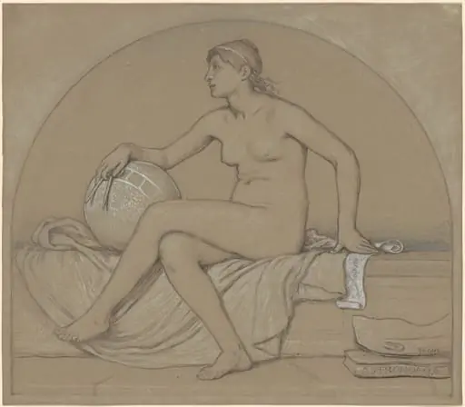 Study for "Astronomy", by Elihu Vedder