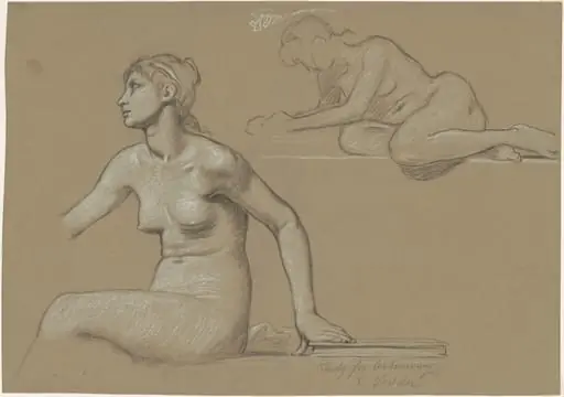Study for "Astronomy", by Elihu Vedder