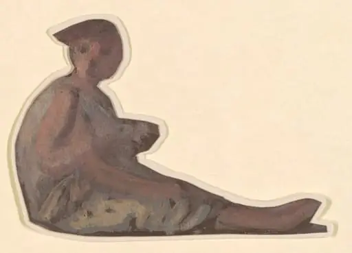 Study for "Greek Girls Bathing", by Elihu Vedder
