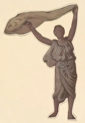 Study for "Greek Girls Bathing", by Elihu Vedder