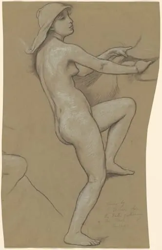 Study for "The Fates Gathering in the Stars", by Elihu Vedder