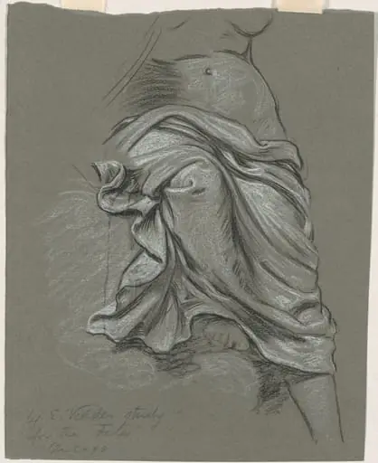 Study for "The Fates Gathering in the Stars", by Elihu Vedder