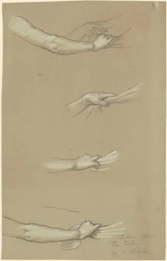 Study for "The Fates Gathering in the Stars", by Elihu Vedder