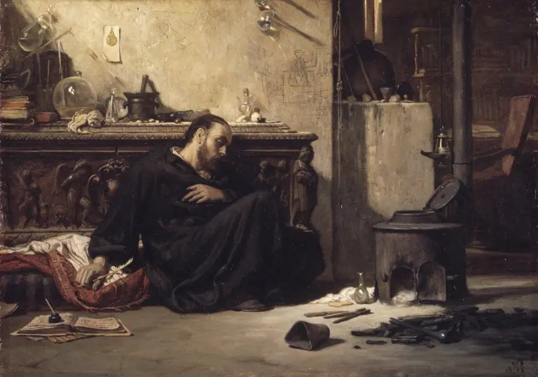 The Dead Alchemist, by Elihu Vedder