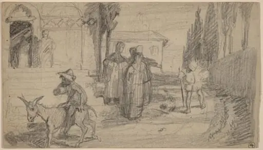The Parable of the Miller and the Donkey, by Elihu Vedder