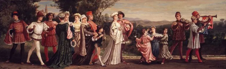Wedding Procession, by Elihu Vedder