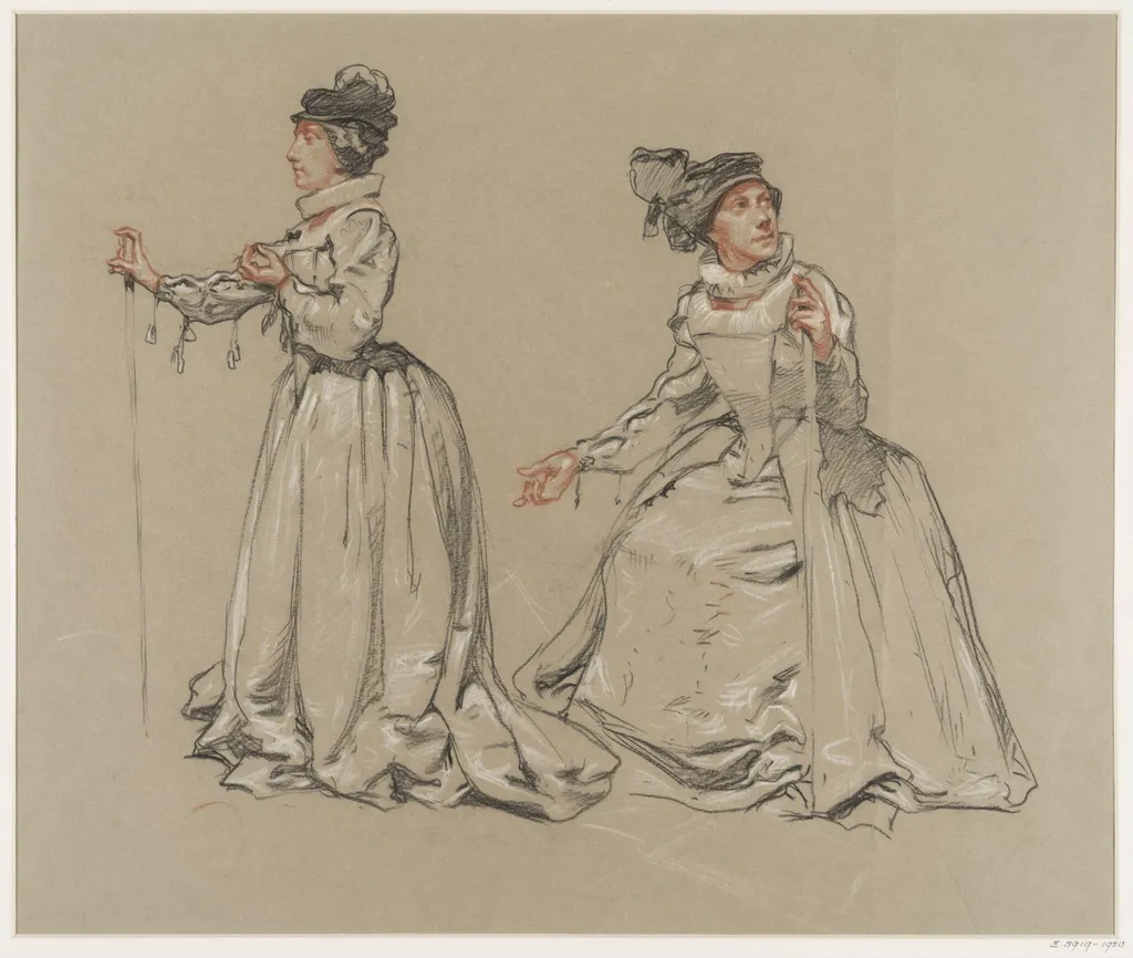 Illustration to Knightley's 'Westward Ho!', by Elijah Albert Cox, 1900