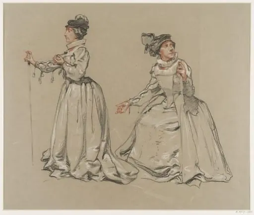 Illustration to Knightley's 'Westward Ho!', by Elijah Albert Cox