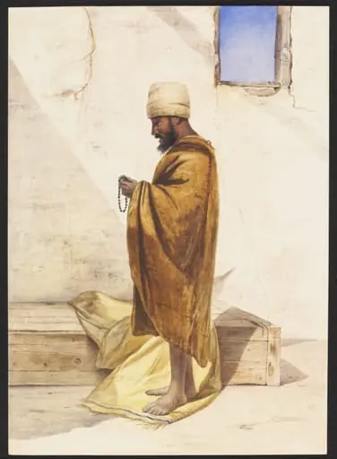 Abyssinian Christian in Cairo. On Pilgrimage to El-Tin, by Elijah Walton