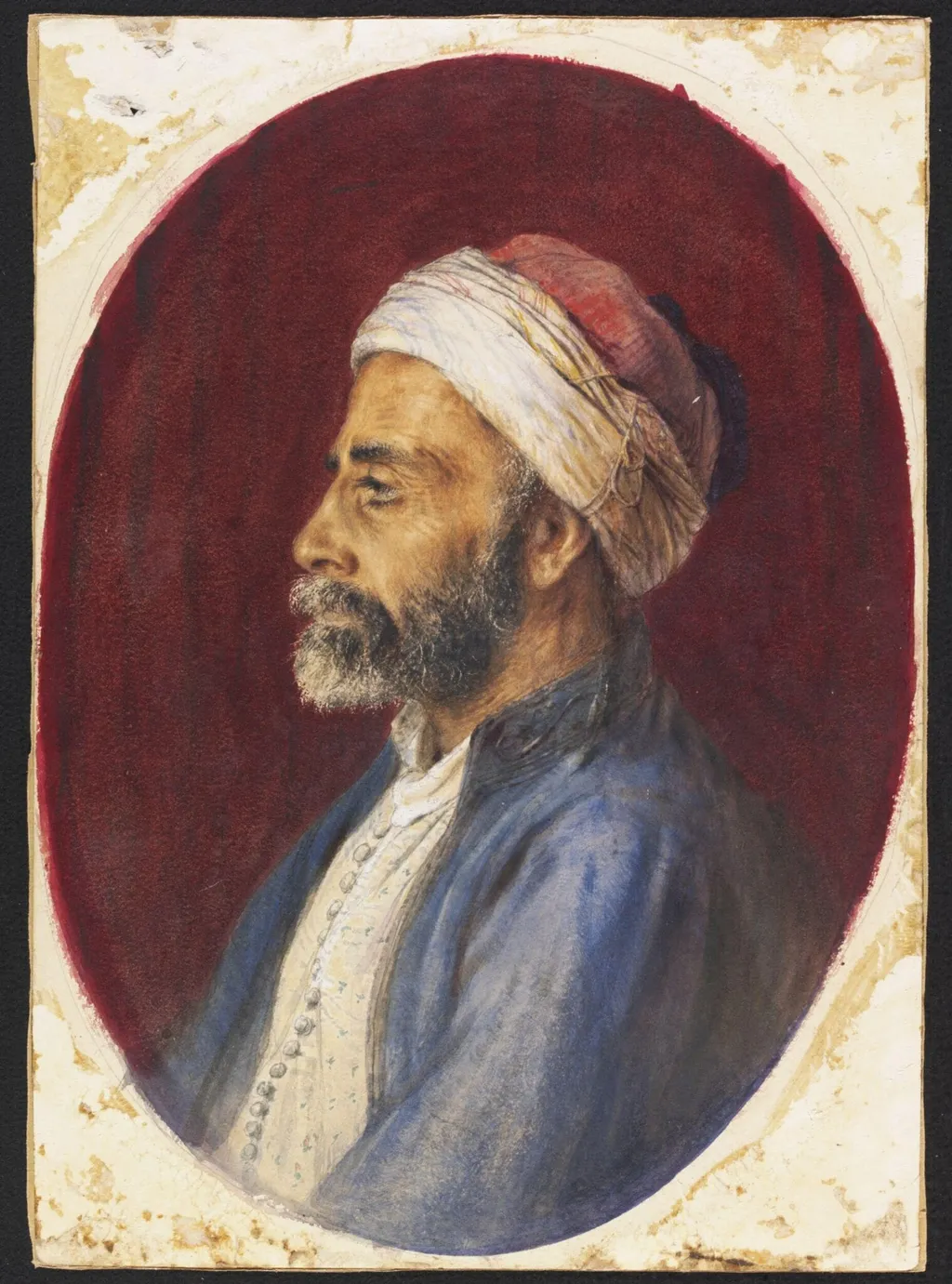Dragoman Mahomet, by Elijah Walton, watercolor, 1874
