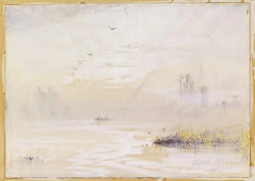 Nile view, early morning, by Elijah Walton