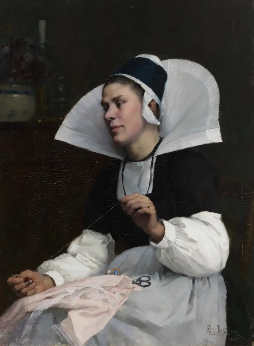 Nuori äiti, by Elin Danielson-Gambogi, unspecified, 1900