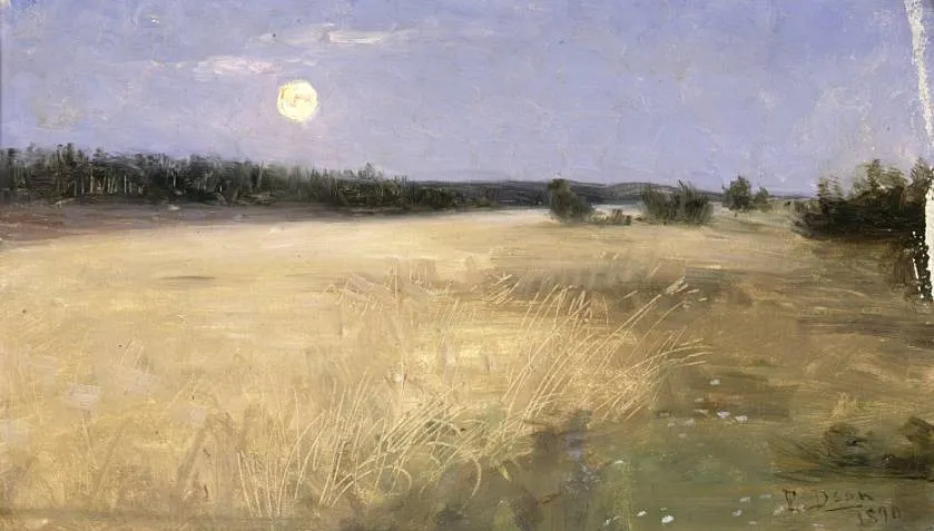 Summer Night, by Elin Danielson-Gambogi, oil, 1896