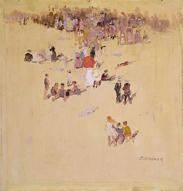 Bondi Beach, by Elioth Gruner, unspecified, 1912