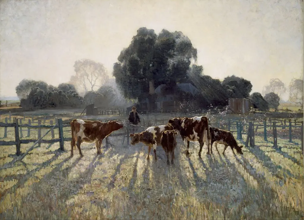 Spring Frost, by Elioth Gruner
