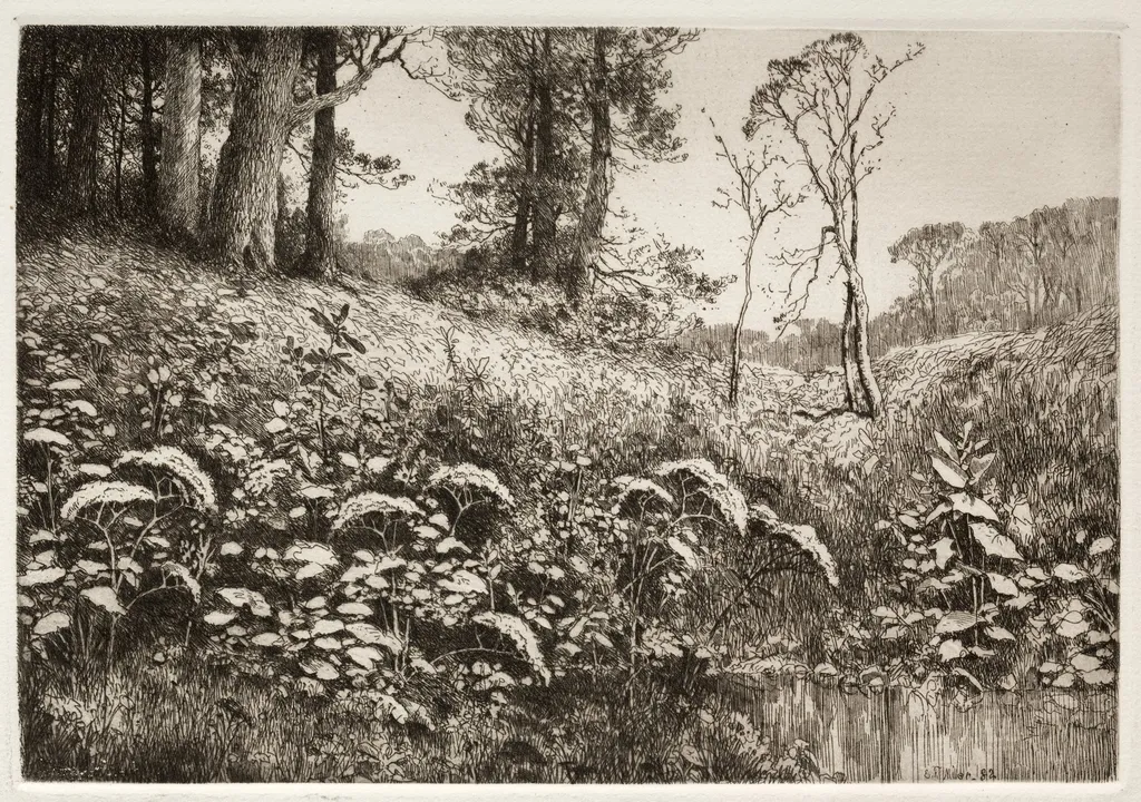 A Summer Afternoon, by Elis F. Miller, 1882