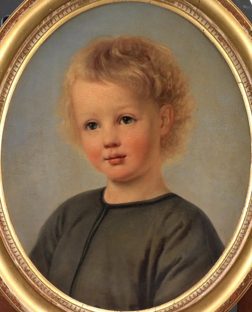 Portræt af Holger Aagaard Hammerich som 4-årig, by Elisabeth Baumann