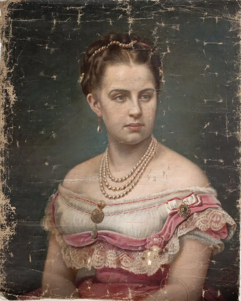 Queen Olga of Greece, by Elisabeth Baumann