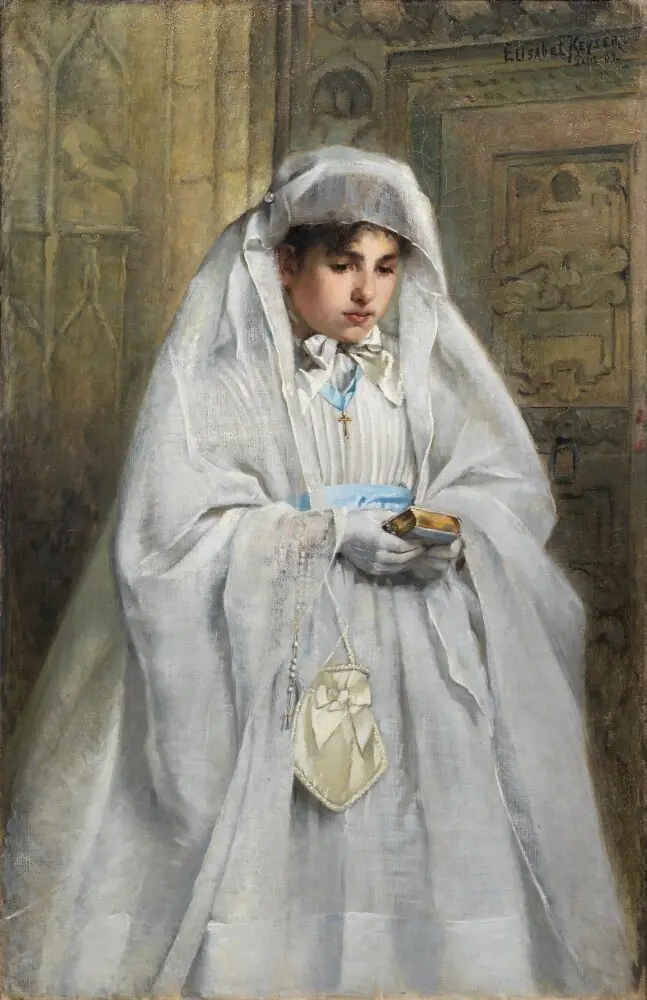 A Confirmand in Normandy, by Elisabeth Keyser