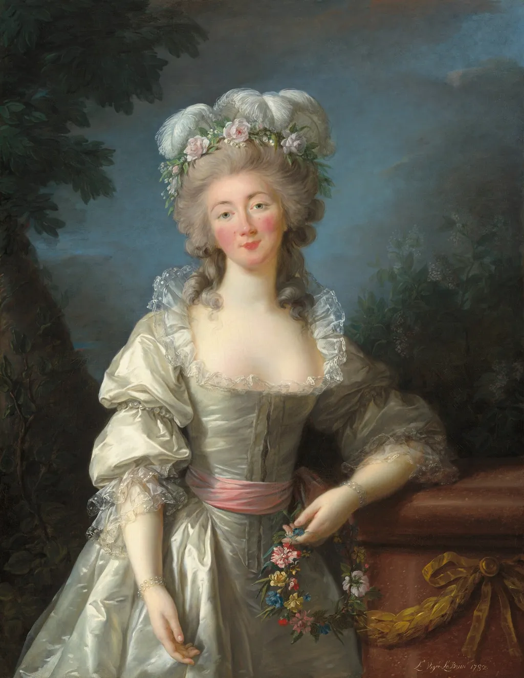 Madame du Barry, by Élisabeth Louise Vigée Le Brun, oil, 1782
