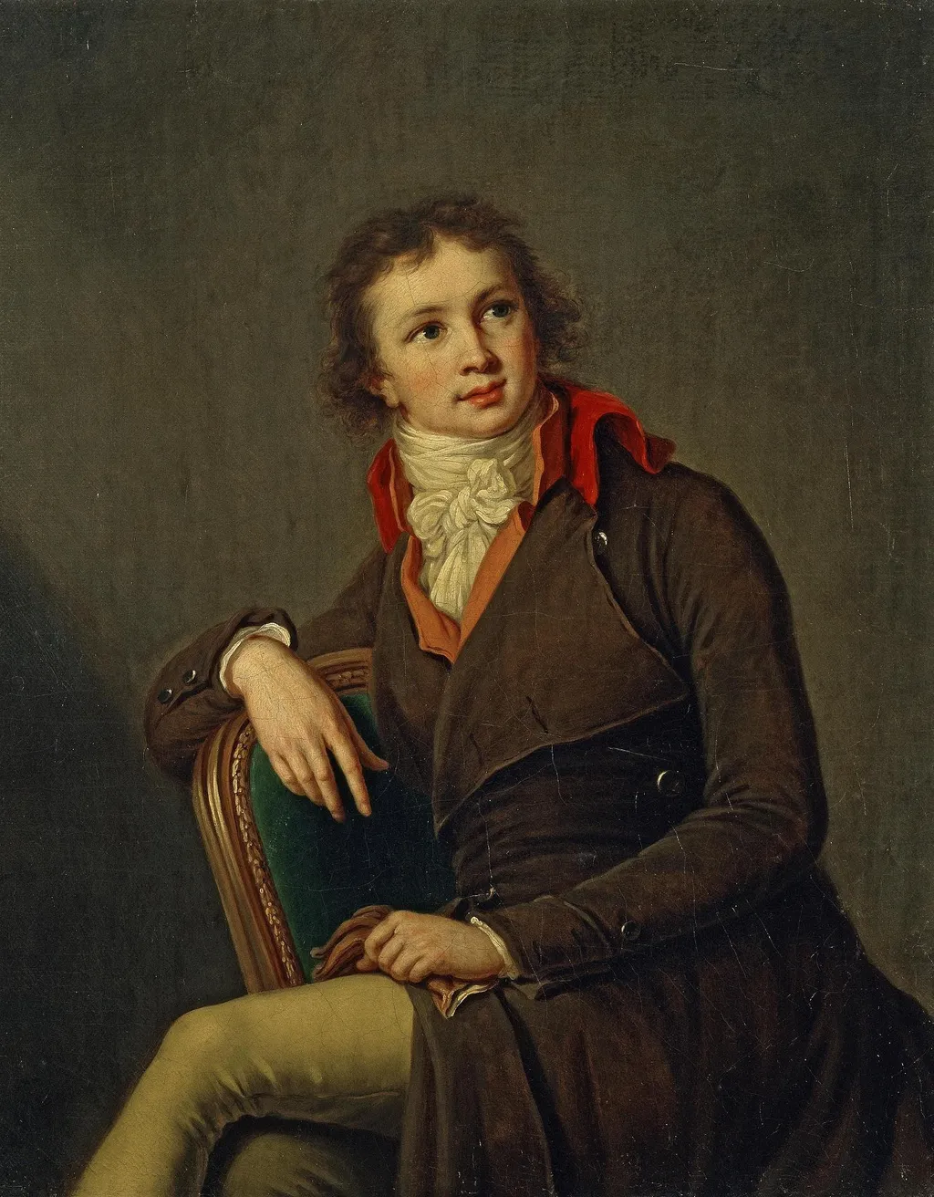 Portrait of Count Pavel Stroganov, by Élisabeth Louise Vigée Le Brun, oil, 1796