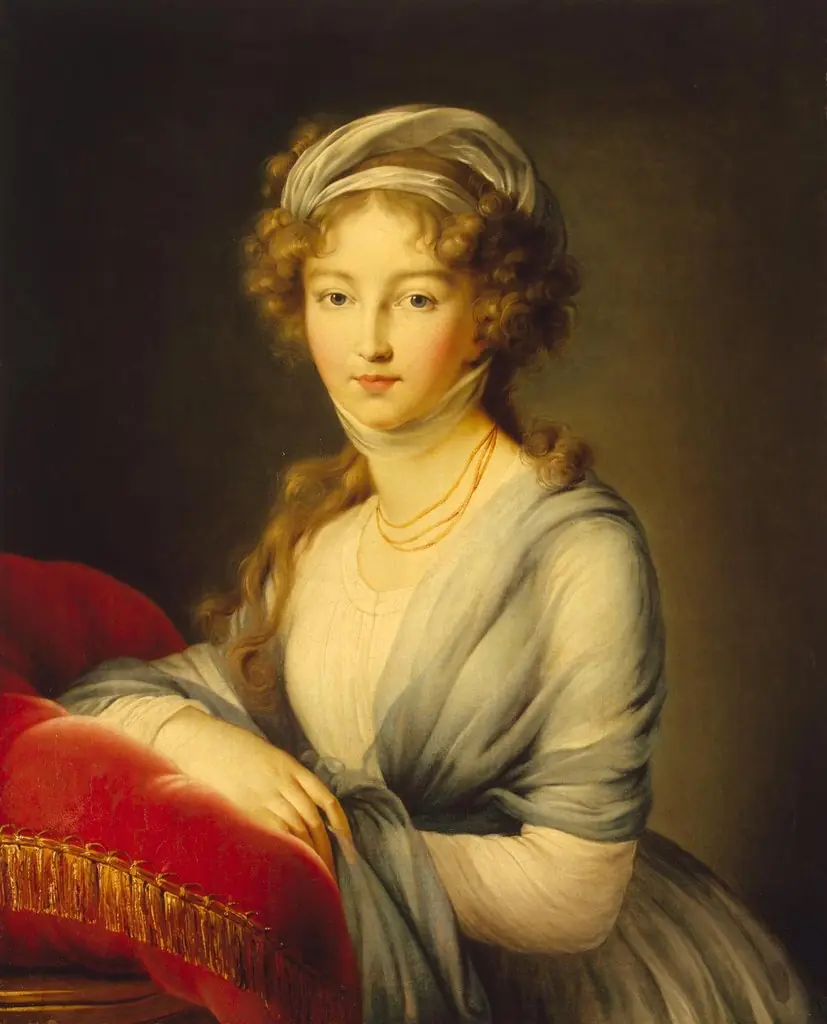 Portrait of Empress Yelizaveta Alekseyevna, by Élisabeth Louise Vigée Le Brun