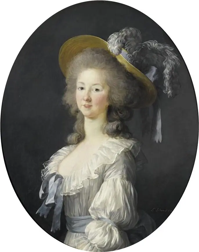 Portrait of Marie-Thérèse-Louise de Savoie-Carignan, Princess of Lamballe, by Élisabeth Louise Vigée Le Brun