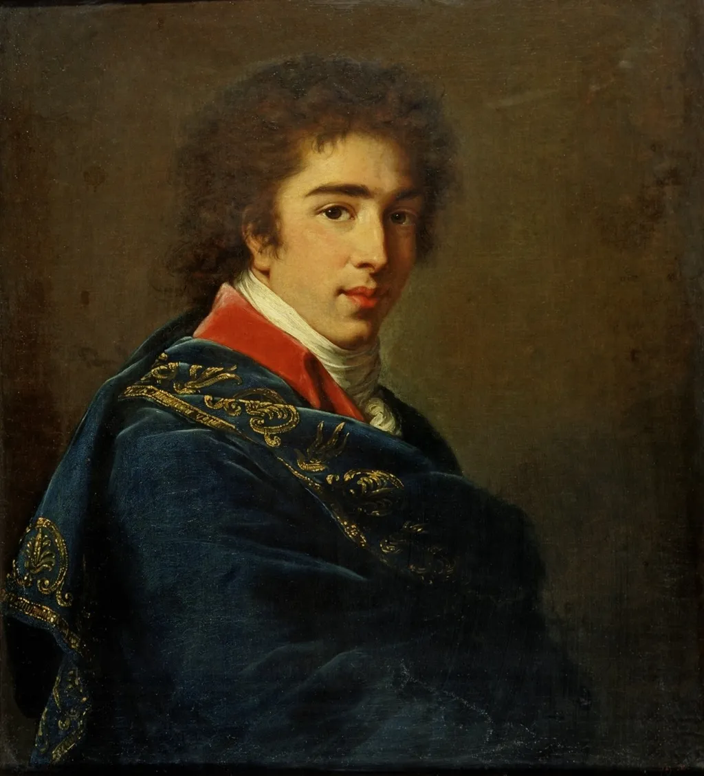 Portrait of Prince Iwan Bariatinski (1772-1825), by Élisabeth Louise Vigée Le Brun, oil, 1800