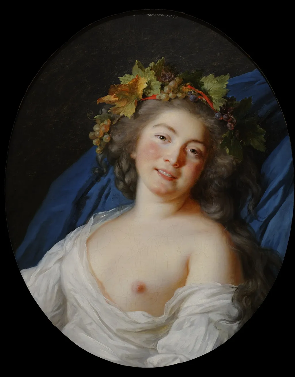 Sophie de Tott as Bacchante, by Élisabeth Louise Vigée Le Brun, oil, 1793