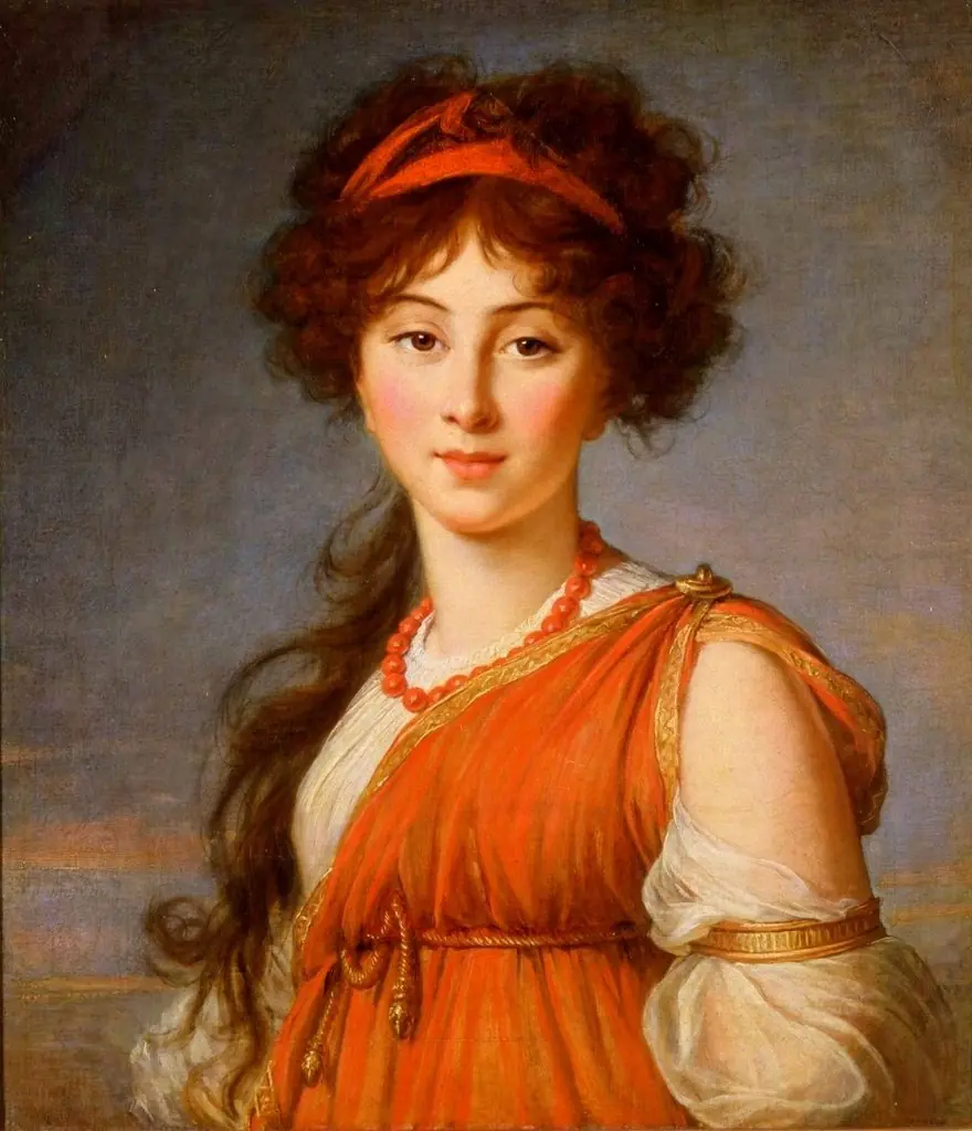 Varvara Ivanovna Ladomirsky, by Élisabeth Louise Vigée Le Brun