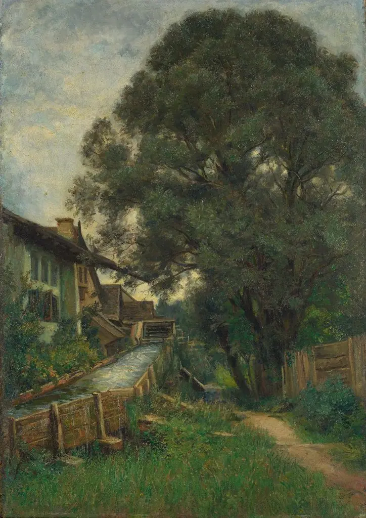 Am Mühlenkanal, by Elise Kalthoff