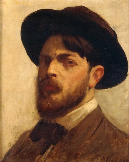 Autorretrato c.1910, by Eliseu Visconti, oil, 1910