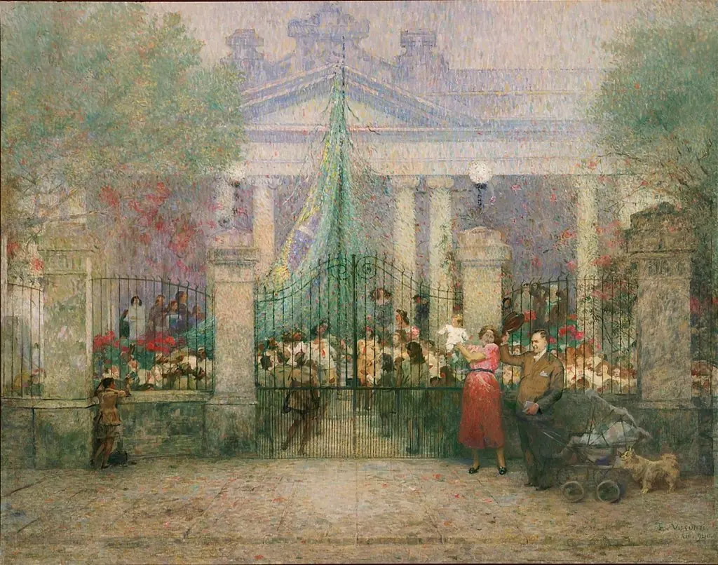 Hino à Bandeira, by Eliseu Visconti