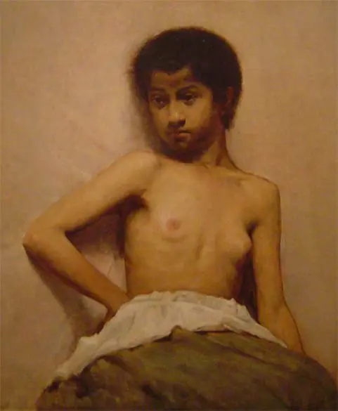 Torso de menina, by Eliseu Visconti