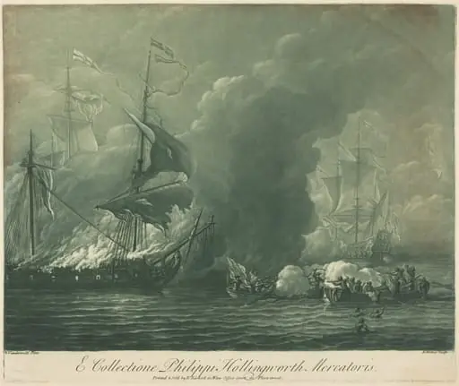Shipping Scene from the Collection of Philip Hollingworth, by Elisha Kirkall