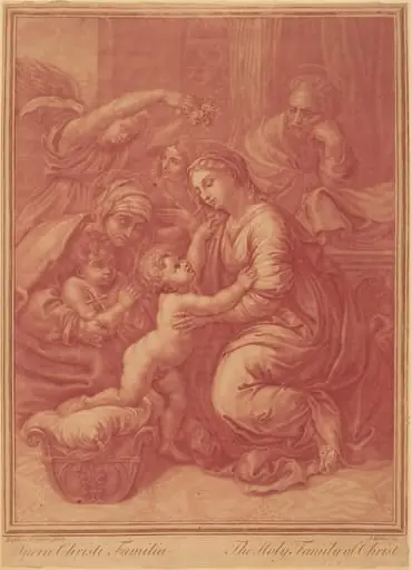 The Holy Family, by Elisha Kirkall
