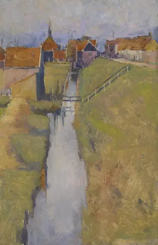 Volendam, Holland, from the Zuidende, by Elizabeth Adela Forbes