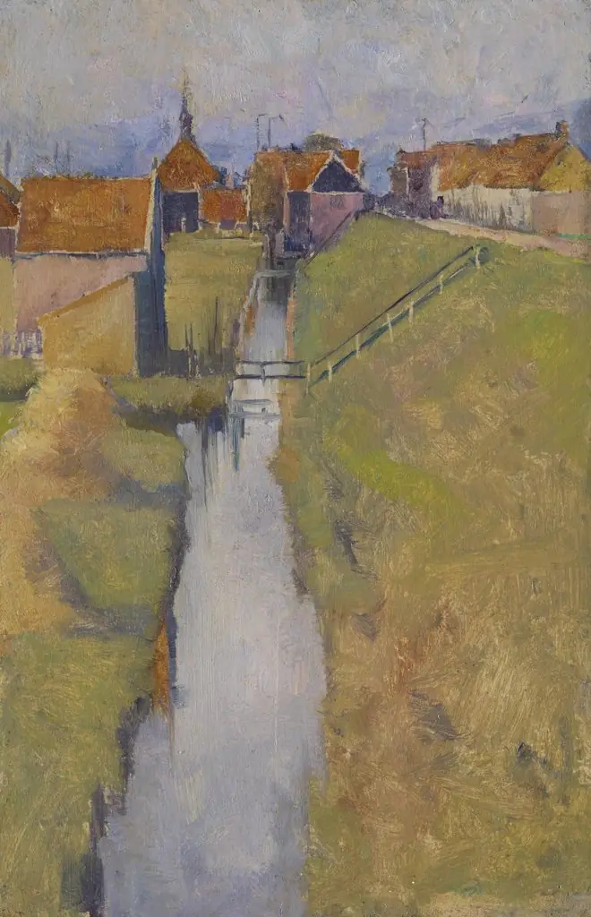 Volendam, Holland, from the Zuidende, by Elizabeth Forbes