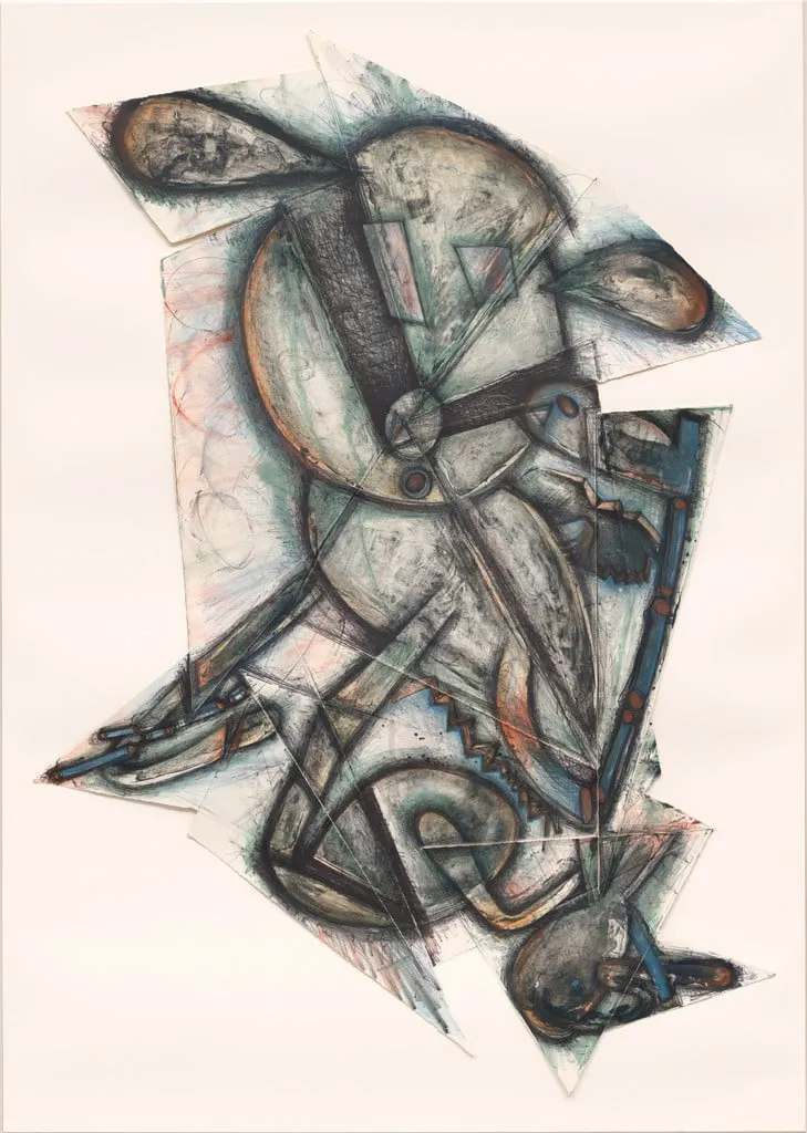 Untitled, by Elizabeth Murray, ink, 1988